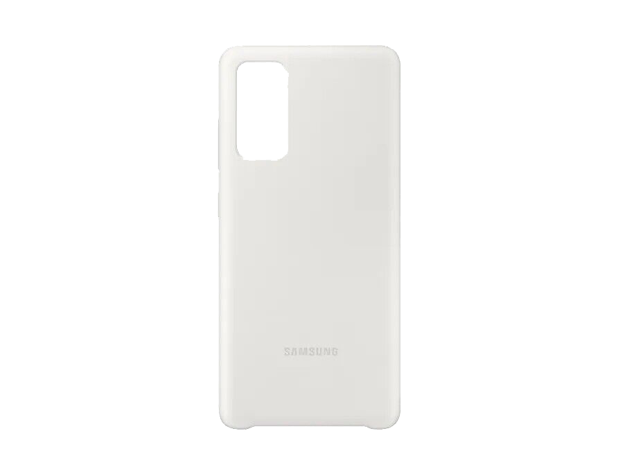 Samsung Silicone Cover (Galaxy S20 FE) weiß - Ohne Vertrag