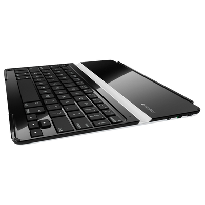 Ultradünne Tastaturabdeckung für iPad QWERTZ schwarz