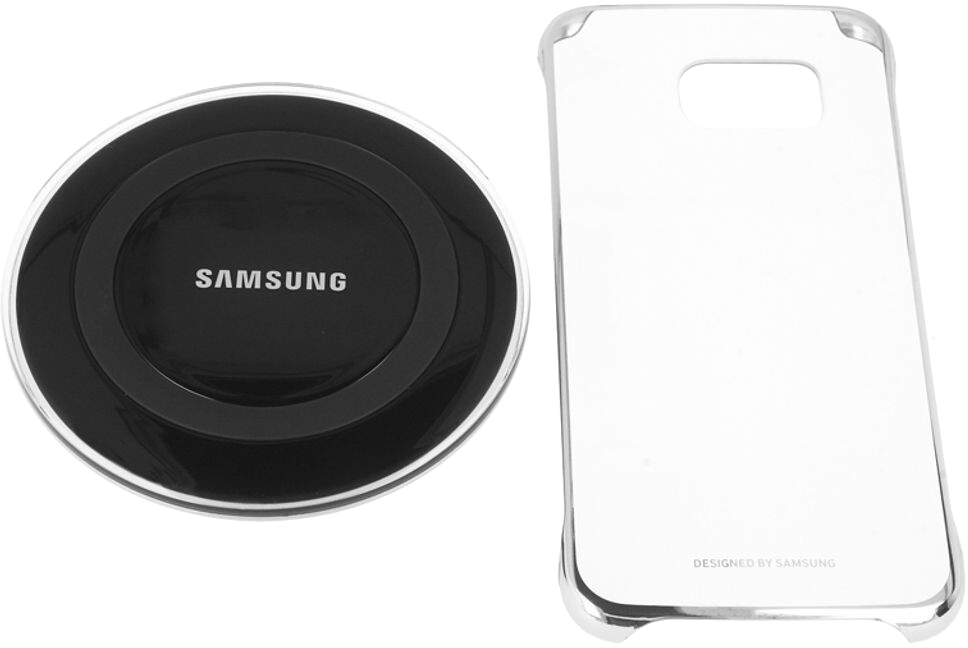 Samsung Starter Kit Wireless Charger & S6 Clear Cover EP-WG920 - Onhe Vertrag
