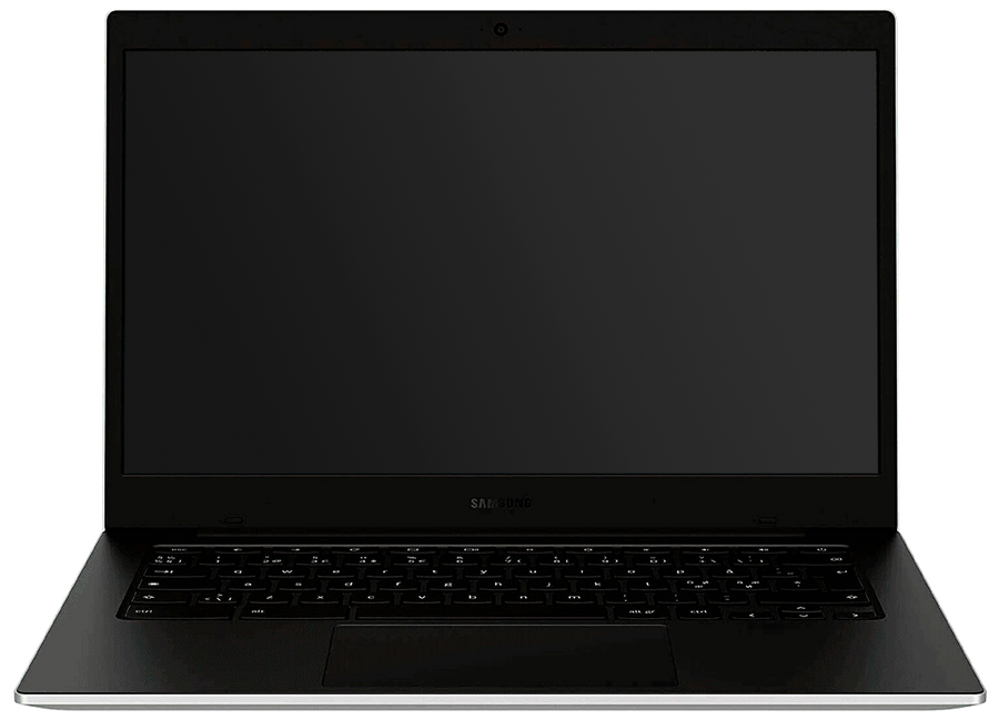 Samsung Galaxy Chromebook Go 14" 2021 FHD Celeron N4500 4 GB / 64 GB eMMC Chrome OS XE345XDA-KA2UK QWERTY Silber - Ohne Vertrag