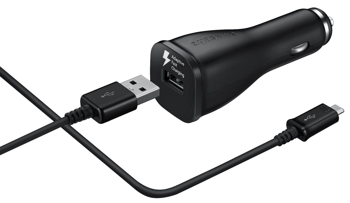 Samsung Car Adapter (15W) Mirco usb Cable schwarz - Ohne Vertrag