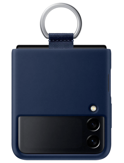 Silicone cover with ring (Galaxy Z Flip 3)