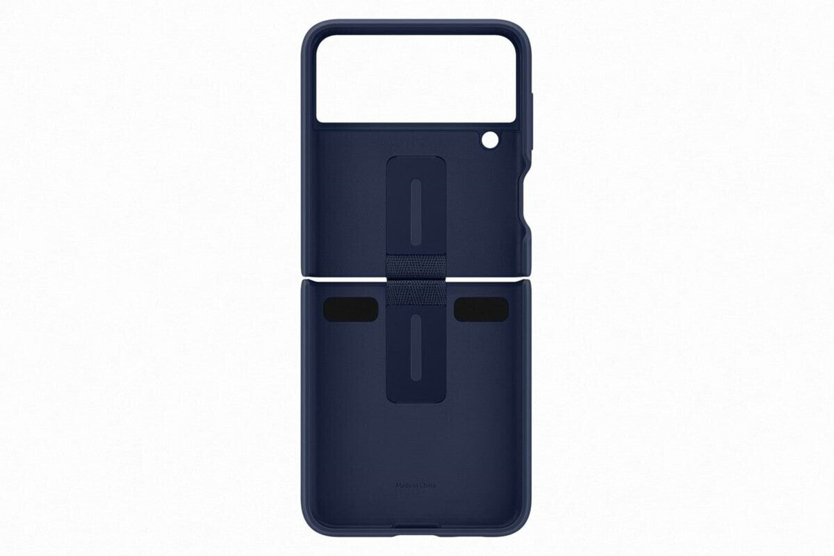 Silicone cover with ring (Galaxy Z Flip 3)