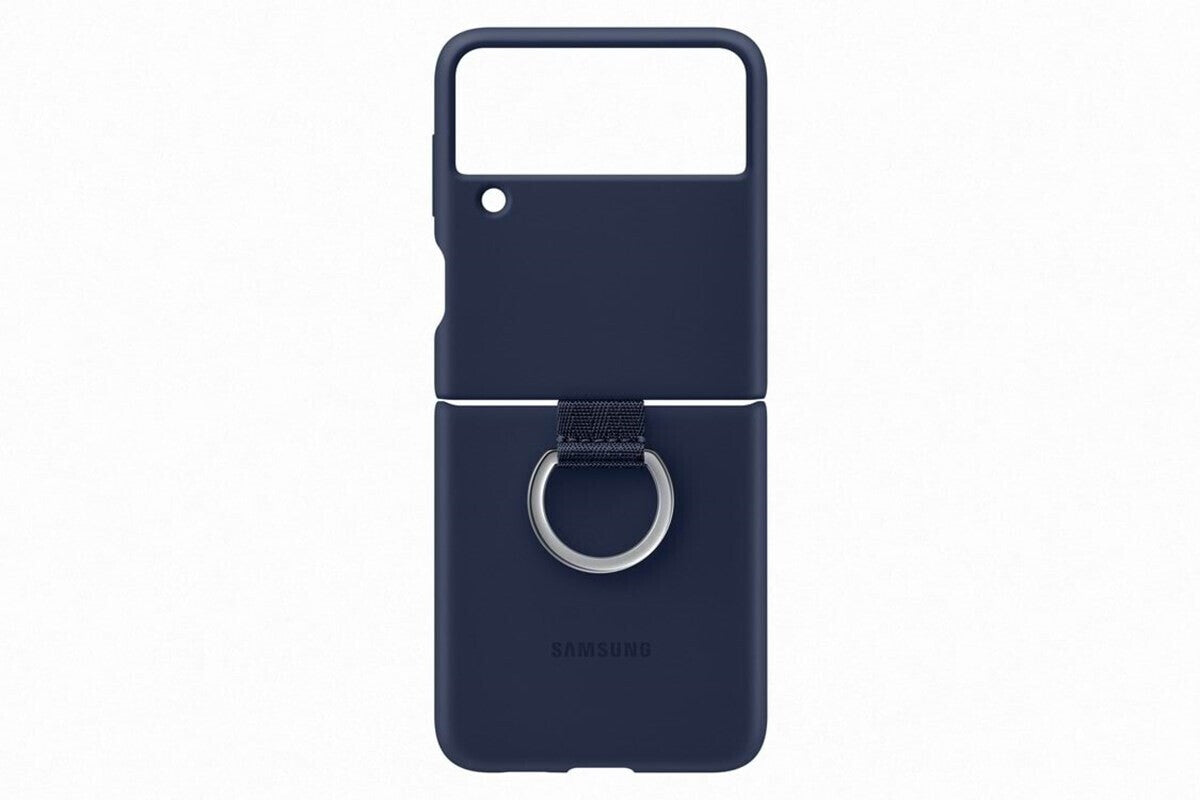 Silicone cover with ring (Galaxy Z Flip 3)