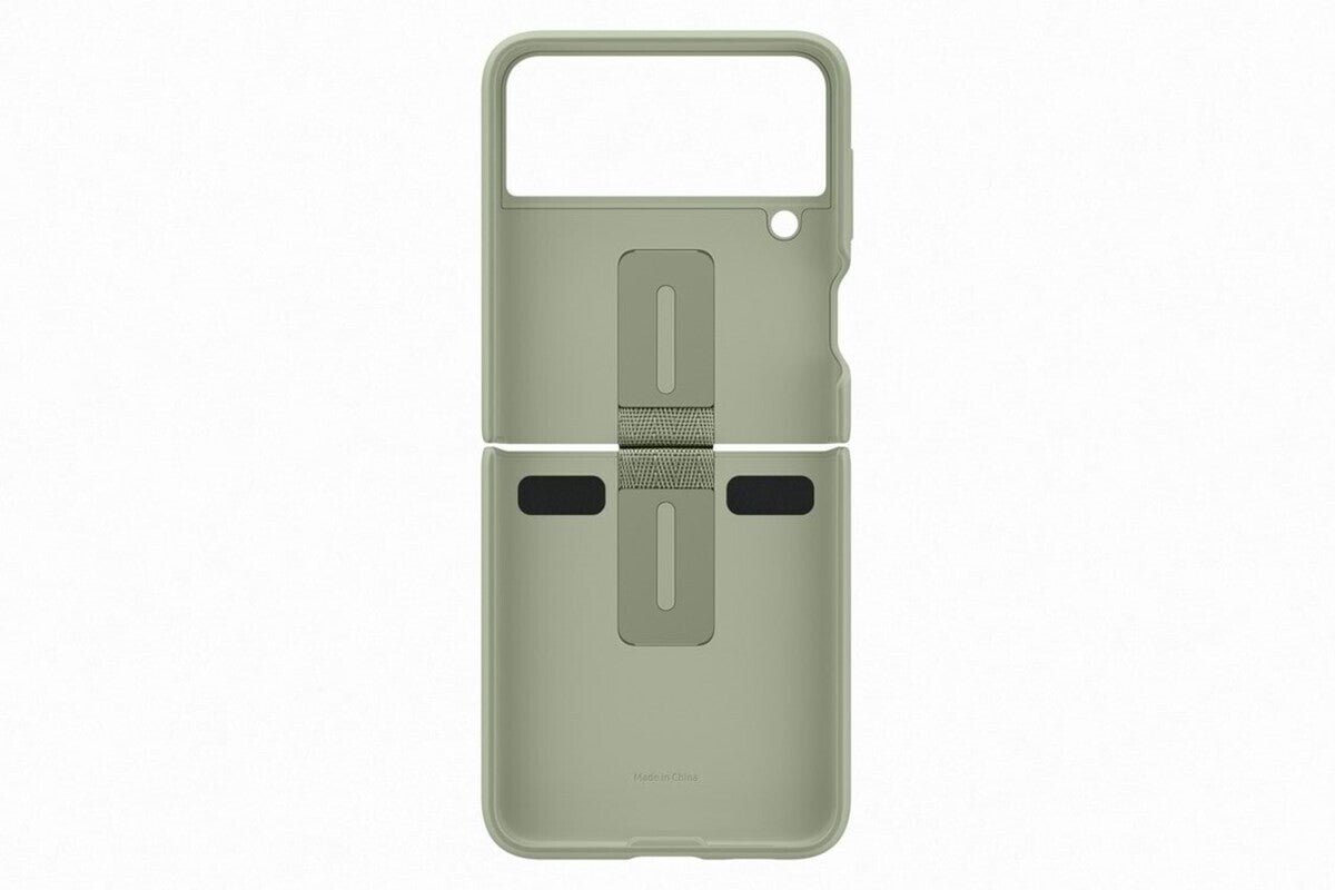 Silicone cover with ring (Galaxy Z Flip 3)