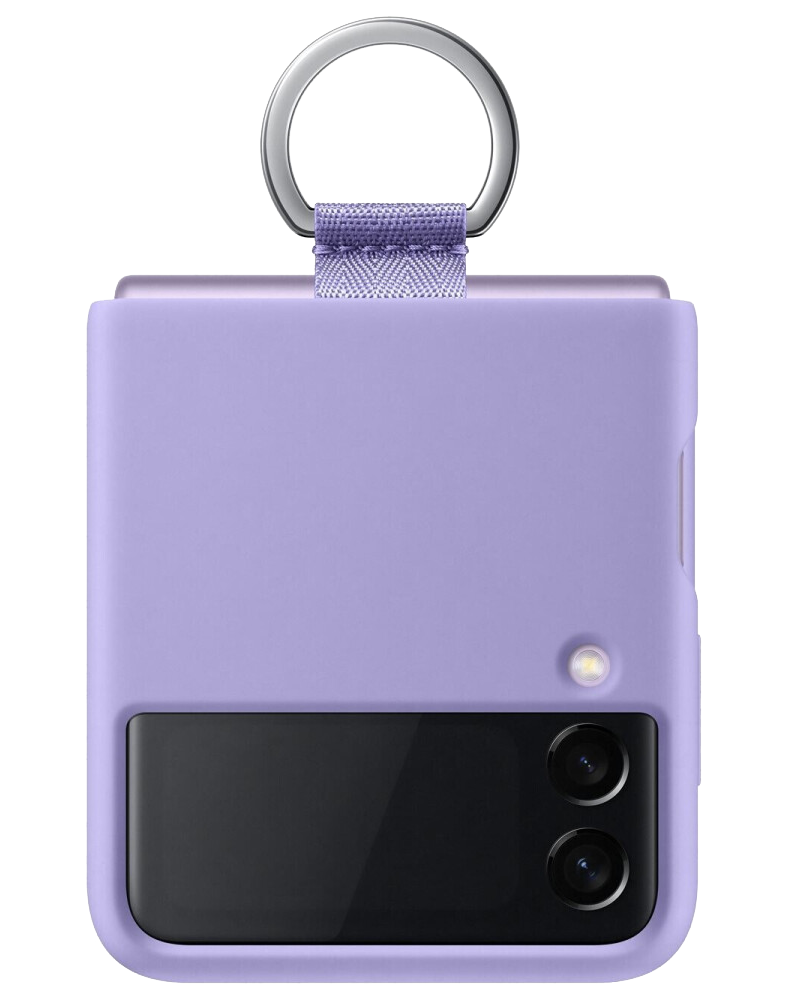 Samsung Silicone Cover with Ring (Galaxy Z Flip 3) lila - Ohne Vertrag