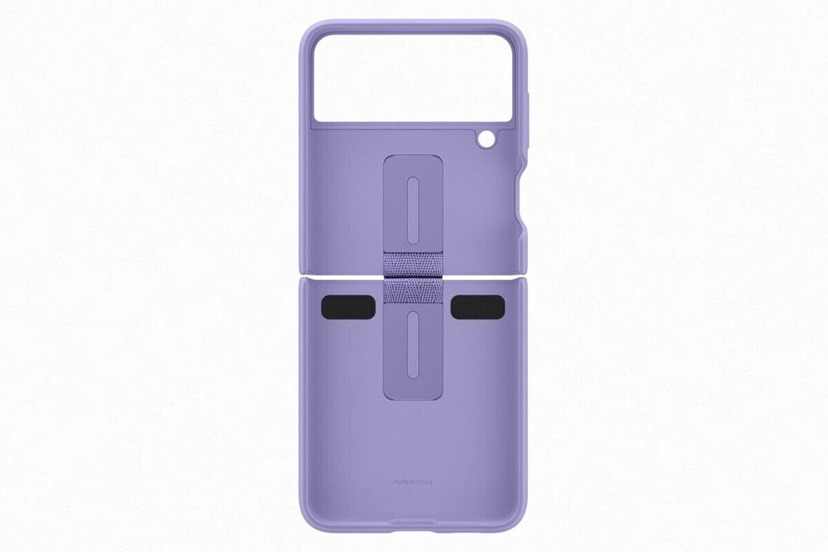 Silicone cover with ring (Galaxy Z Flip 3)