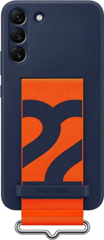 Silicone Cover with Strap (Galaxy S22 Plus)
