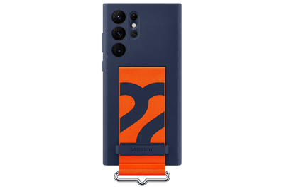 Silicone cover with strap (Galaxy S22 Ultra)