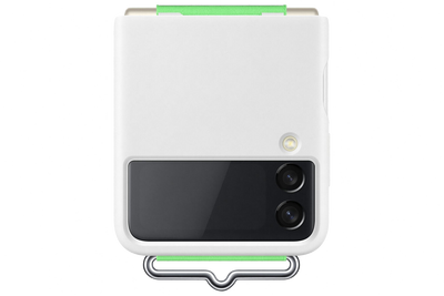 Silicone cover with strap (Galaxy Z Flip 3)