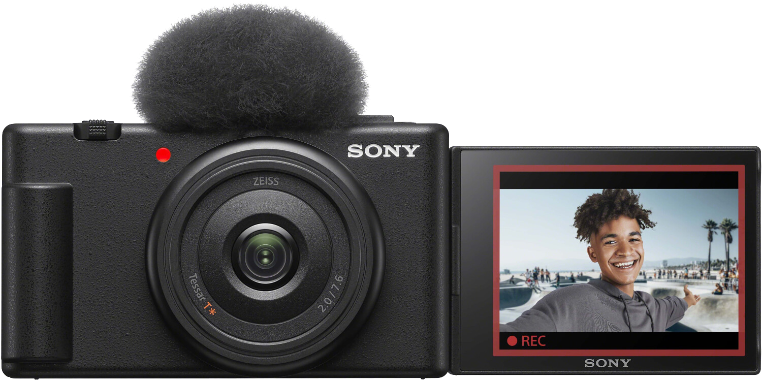 Sony ZV-1F Vlog-Kamera schwarz - Ohne Vertrag