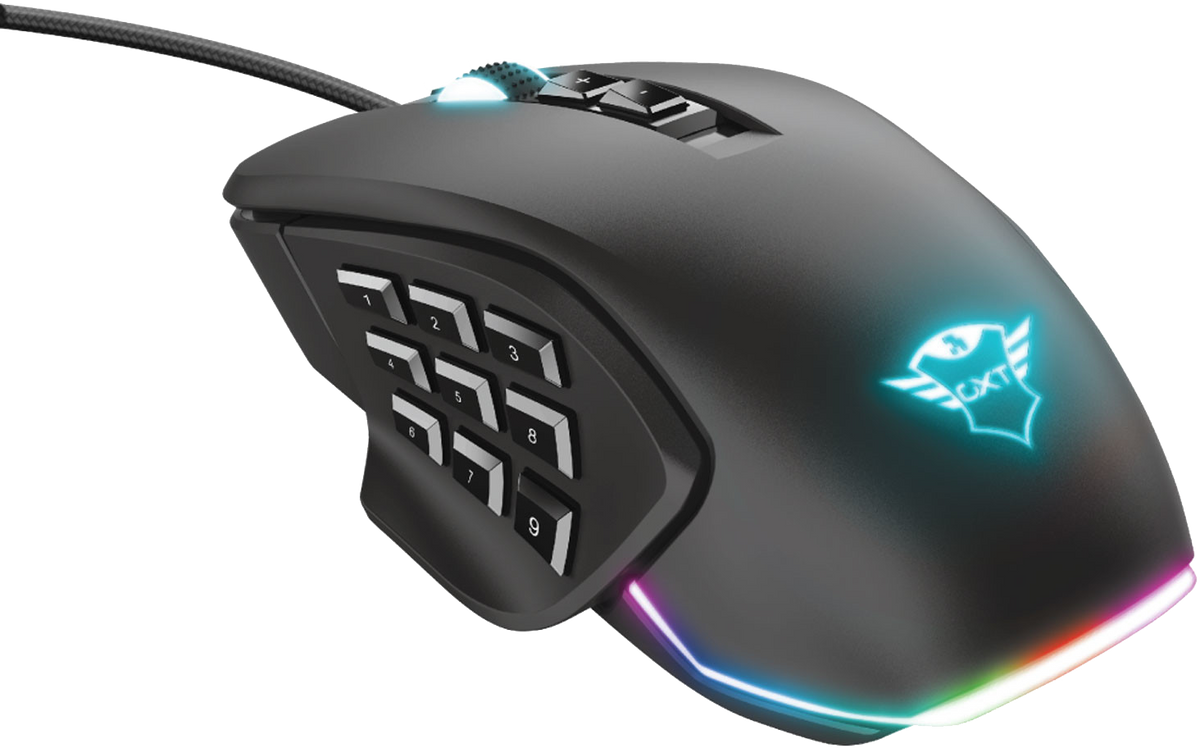 Trust GXT970 Morfix Customisable Gaming Mouse schwarz - Ohne Vertrag