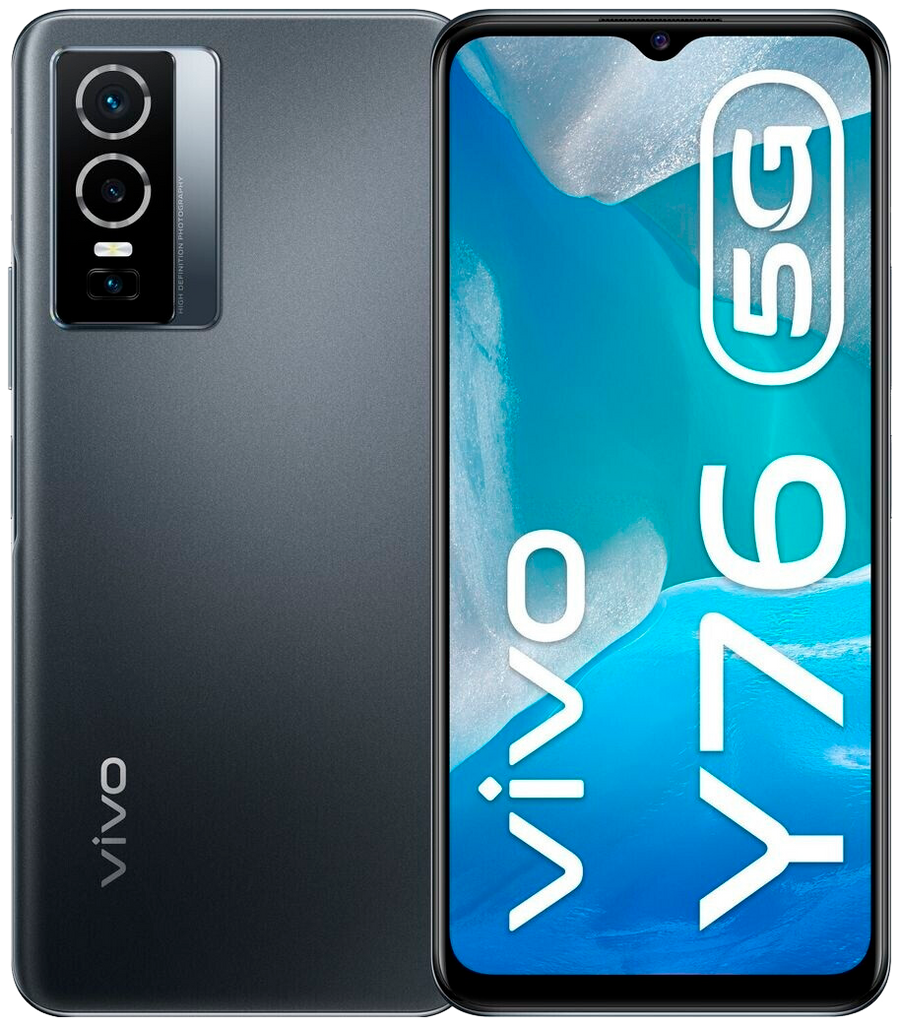 Vivo Y76 5G Dual-SIM grau - Ohne Vertrag