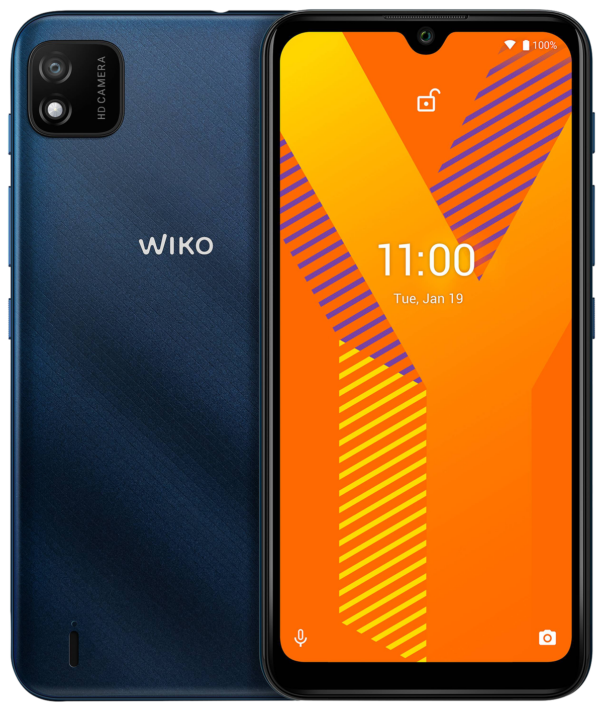 Wiko Y62 Dual-SIM blau - Onhe Vertrag