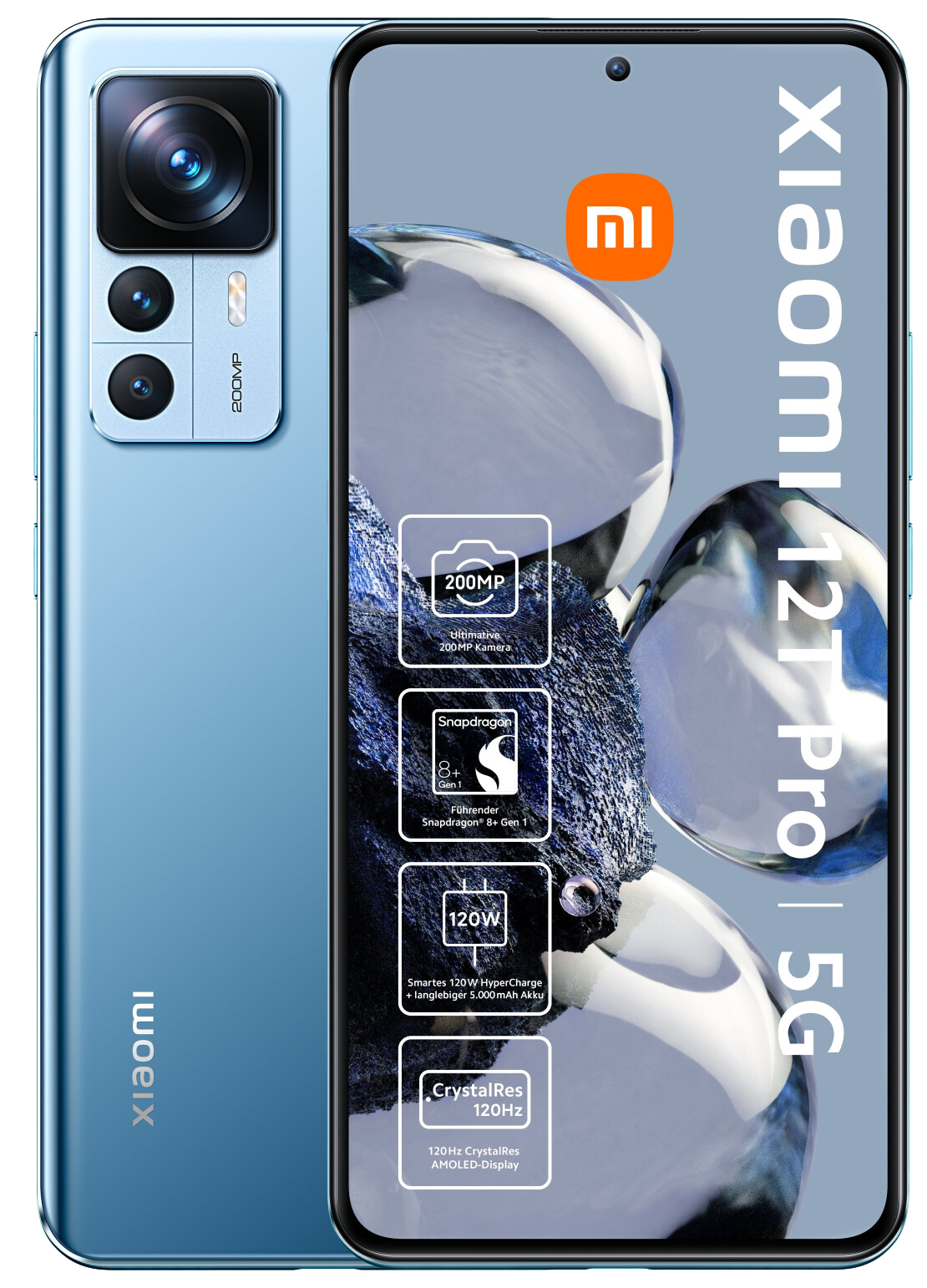 Xiaomi 12T Pro 5G Dual-SIM 12GB RAM blau - Onhe Vertrag