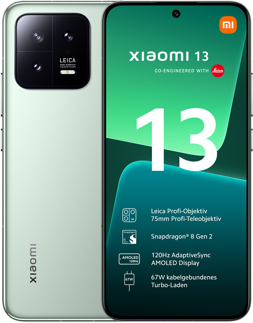 Xiaomi 13 5G Dual-SIM 8GB grün - Ohne Vertrag