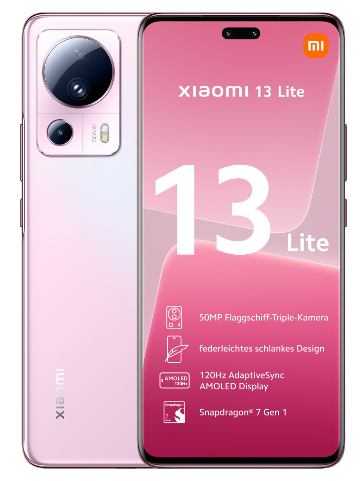 Xiaomi 13 Lite 5G Dual-SIM pink - Onhe Vertrag