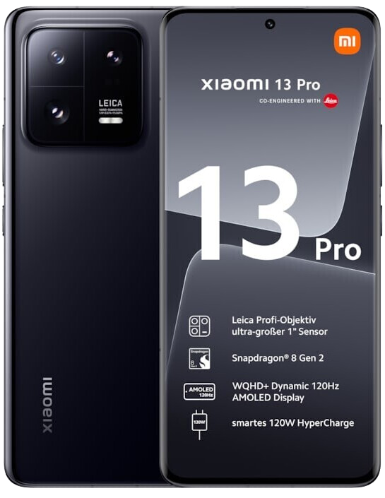 Xiaomi 13 Pro 5G Dual-SIM schwarz - Onhe Vertrag