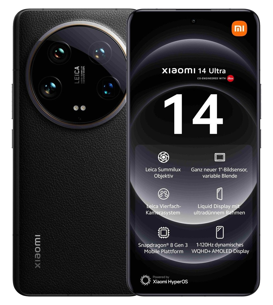 Xiaomi 14 Ultra 5G Dual-SIM	schwarz - Ohne Vertrag