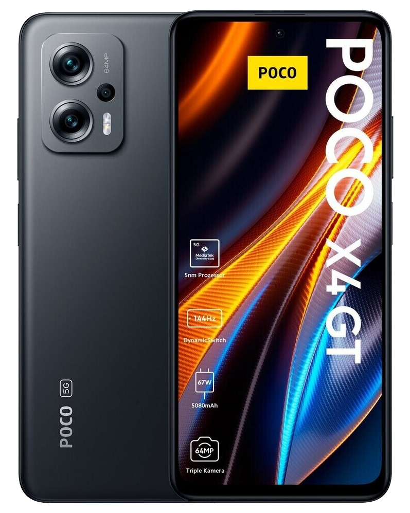 Xiaomi Poco X4 GT Dual-SIM schwarz - Ohne Vertrag
