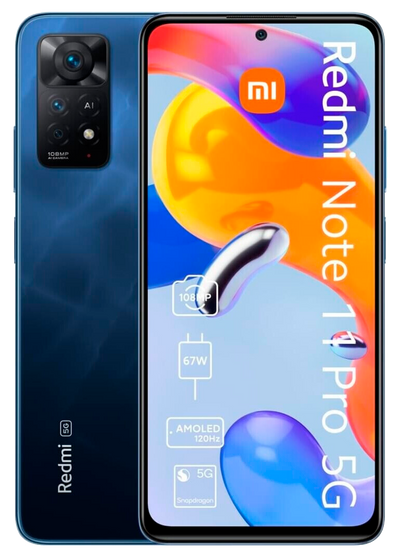 Redmi Note 11 Pro 5G Double SIM <tc>(régime de taxation sur la marge)</tc>