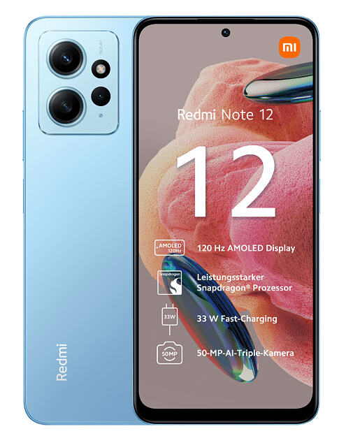 Xiaomi Redmi Note 12 4G Dual-SIM blau - Onhe Vertrag
