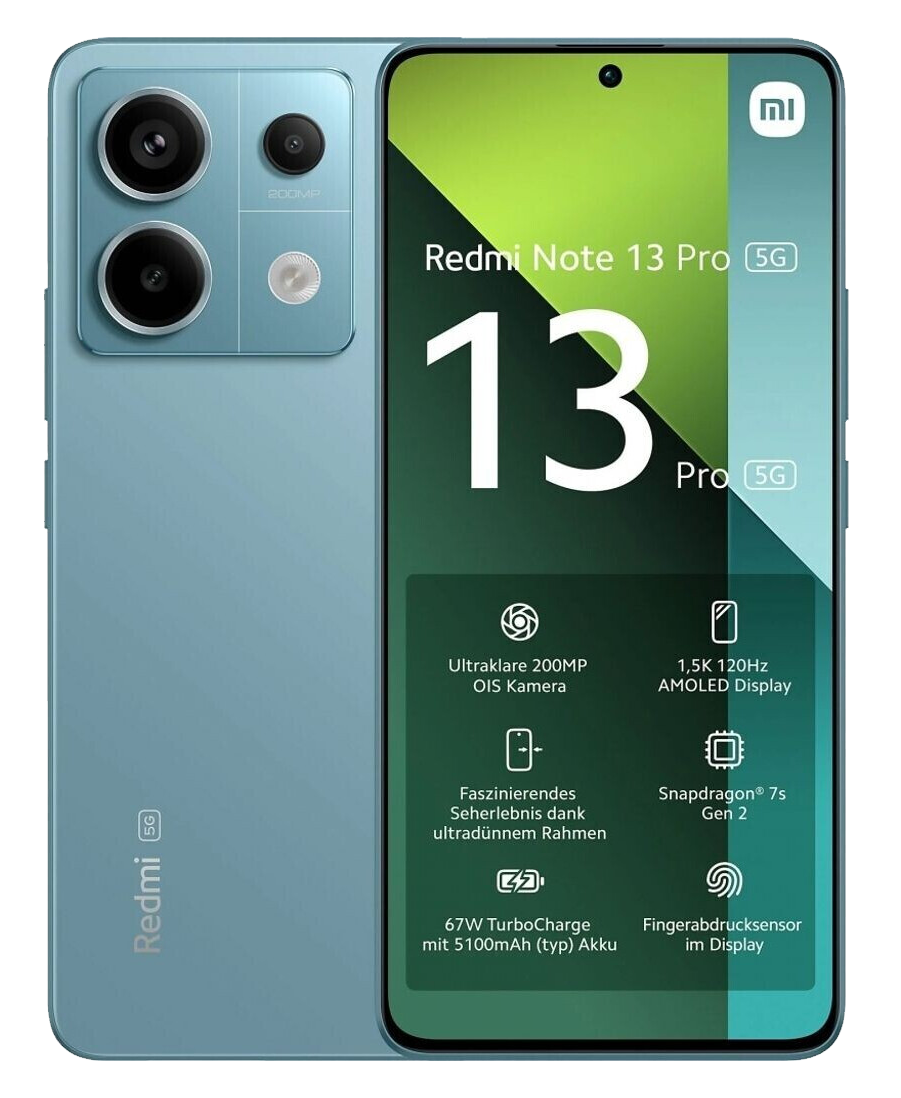 Xiaomi Redmi Note 13 Pro 5G Dual-SIM blau - Ohne Vertrag