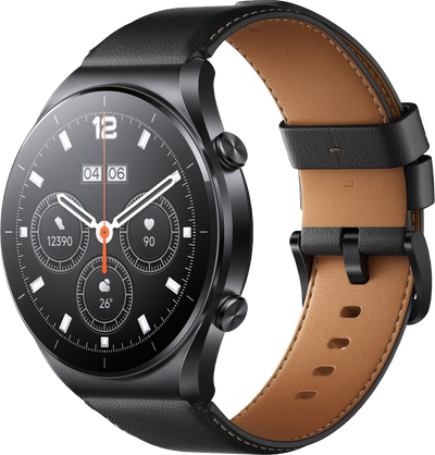 Mi Watch S1 46mm schwarz Edelstahl Armband schwarz