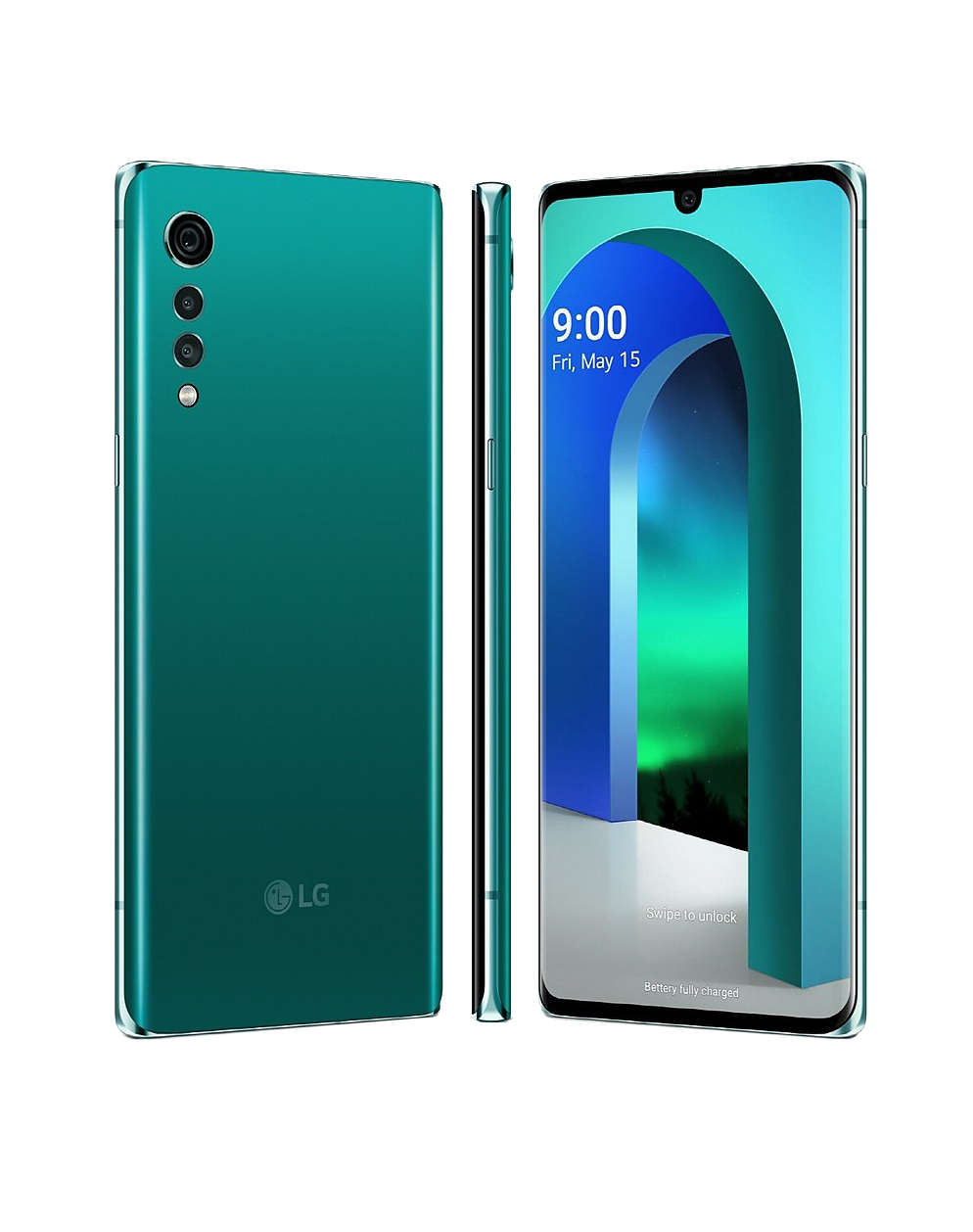 LG Velvet 5G Dual-SIM grün - Ohne Vertrag