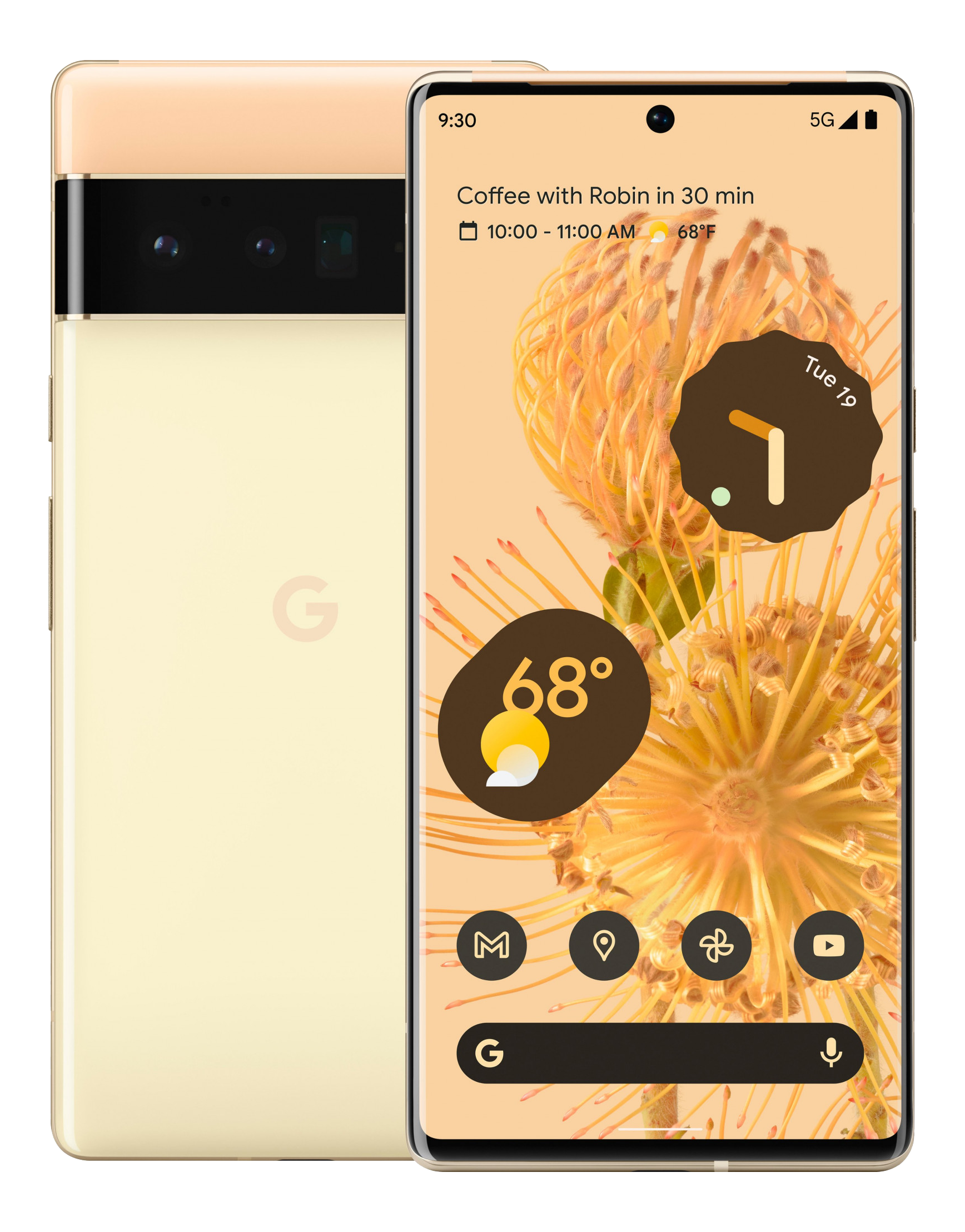 Google Pixel 6 Pro 5G Dual-SIM gelb - Ohne Vertrag