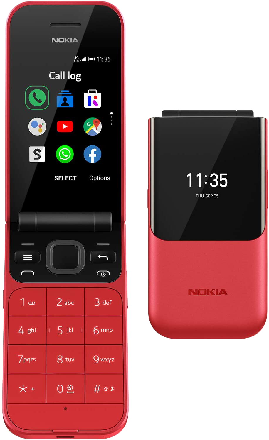 Nokia 2720 Flip Dual-SIM rot - Ohne Vertrag