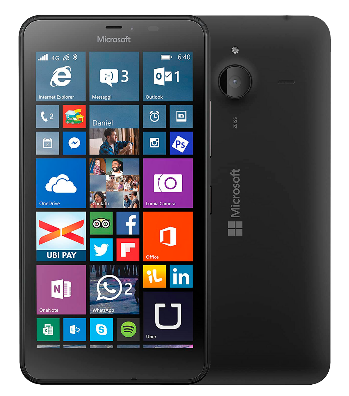 Nokia Lumia 640 XL schwarz - Ohne Vertrag