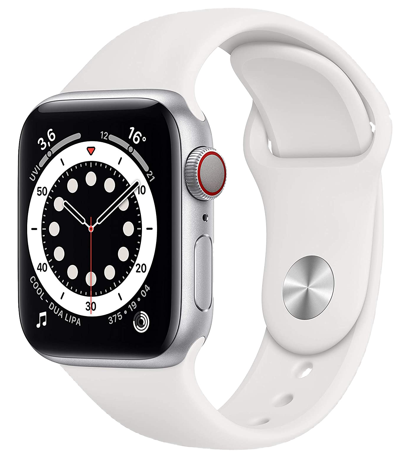 Apple Watch 6 LTE Silber Alu 40mm M06M3 - Ohne Vertrag