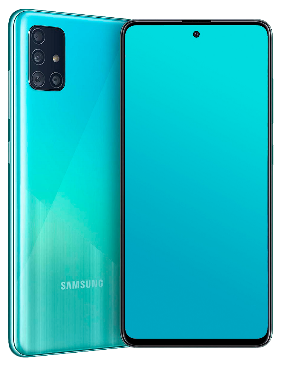 Samsung Galaxy A71 Dual-SIM blau - Ohne Vertrag