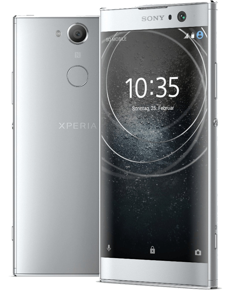 Sony Xperia XA2 silber - Onhe Vertrag