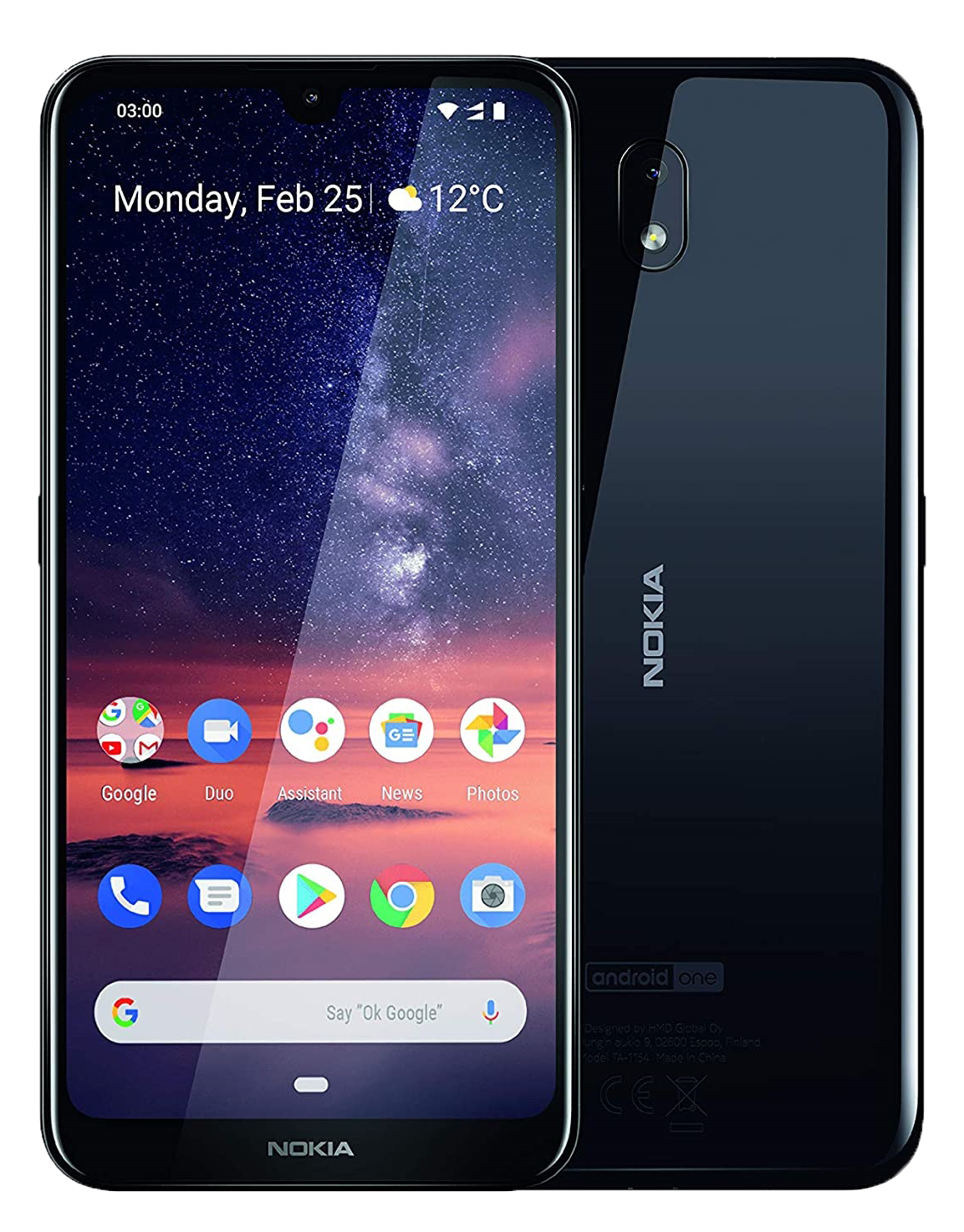 Nokia 3.2 Single-SIM schwarz - Ohne Vertrag