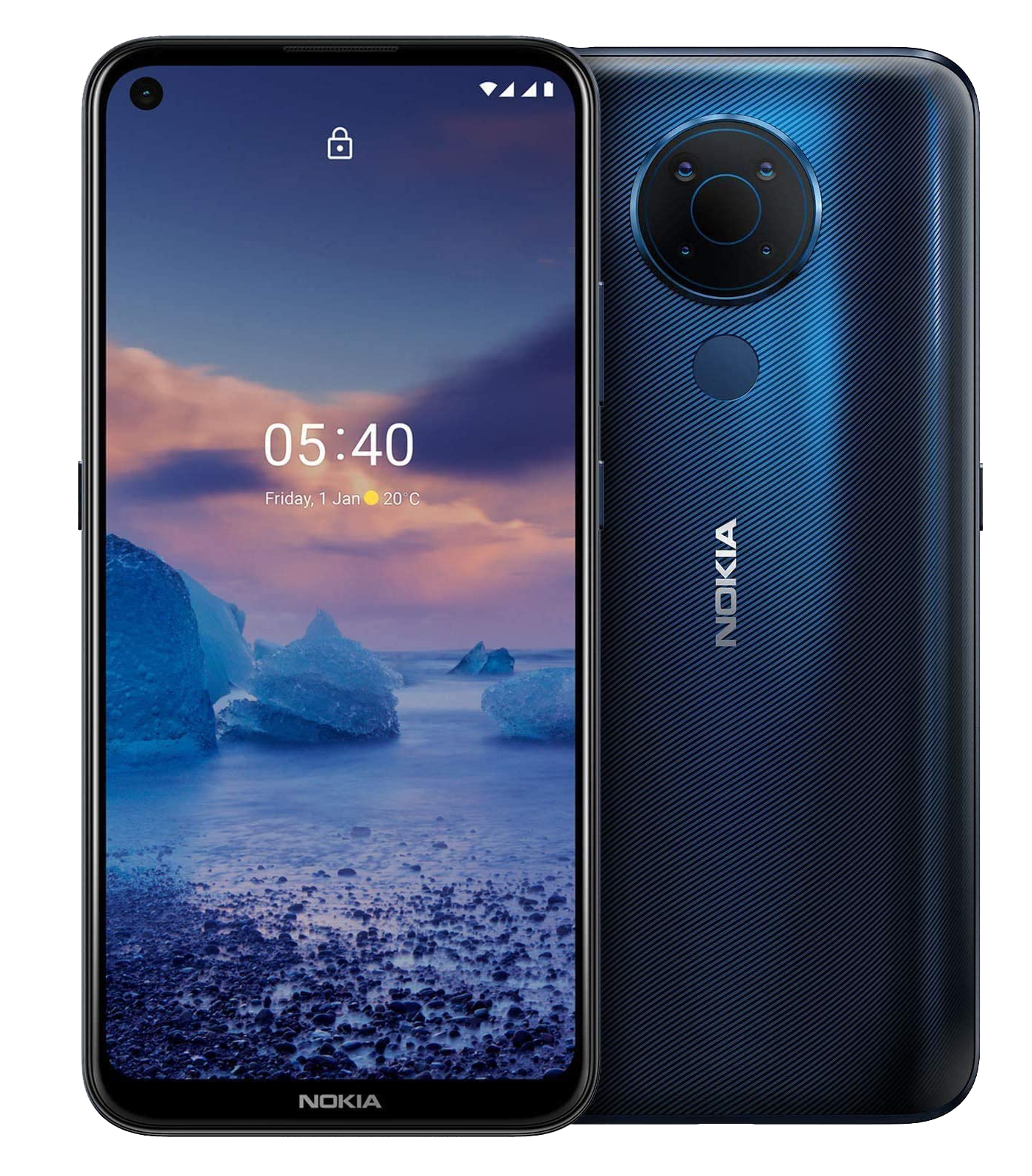 Nokia 5.4 Dual-SIM blau - Onhe Vertrag