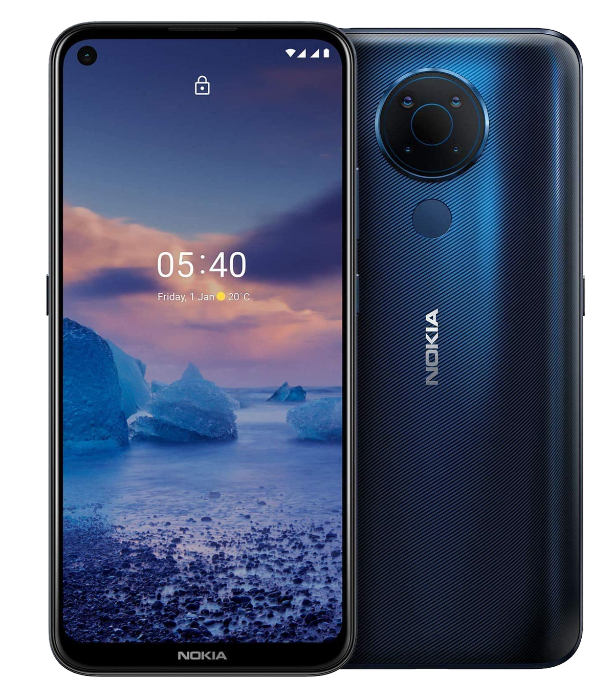 Nokia 5.4 Dual-SIM blau - Onhe Vertrag