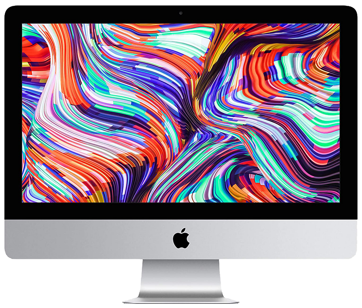 Apple iMac 21.5" 4k i7 16GB RAM 1TB HDD Radeon Pro 555X silber - Onhe Vertrag