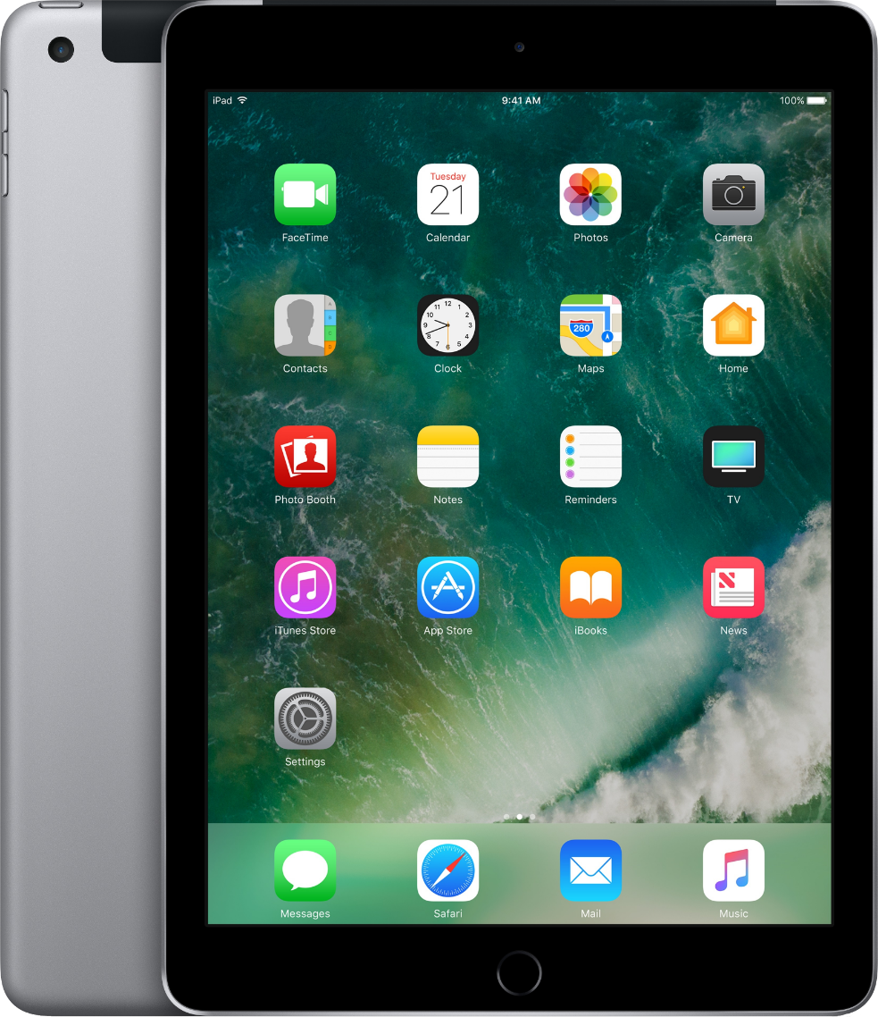 Apple iPad 5 (2017) LTE A1823 Spacegrau - Ohne Vertrag
