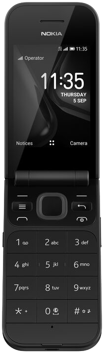 Nokia 2720 Flip Dual-SIM schwarz - Ohne Vertrag