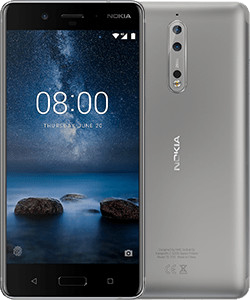 Nokia 8 Single-SIM silber - Ohne Vertrag