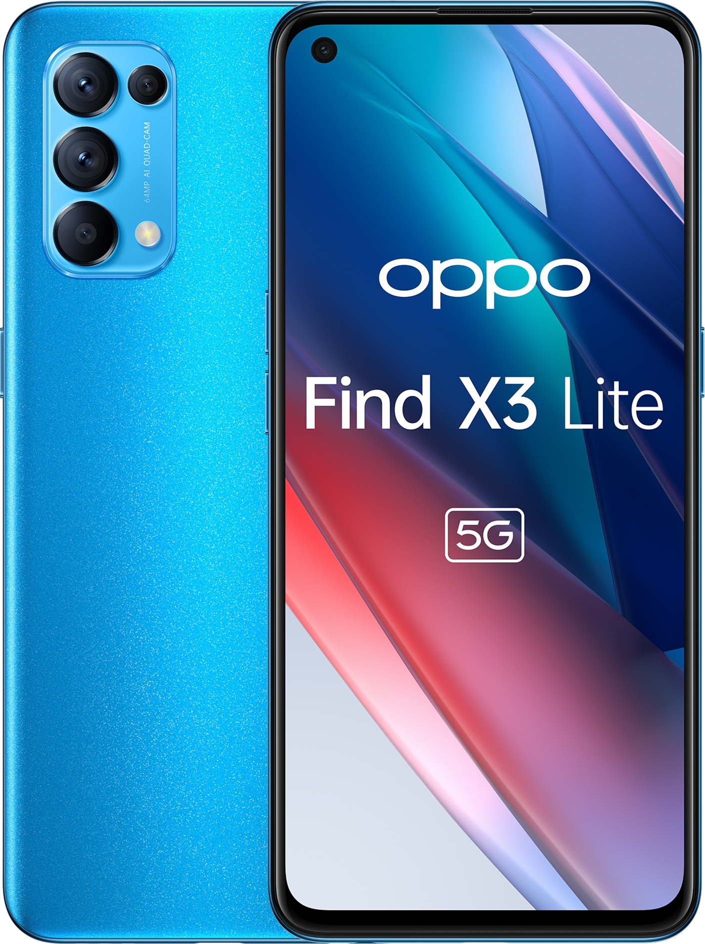 OPPO Find X3 Lite 5G blau - Ohne Vertrag