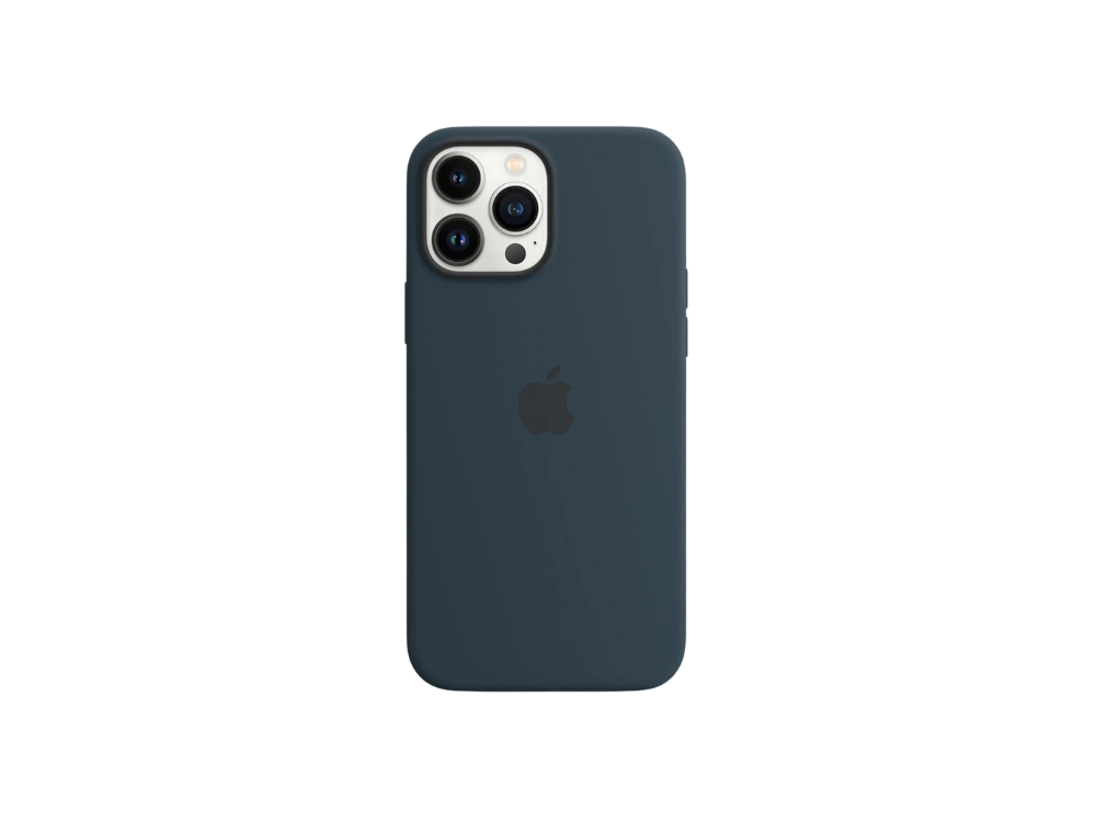 Apple Silikon Case mit MagSafe (iPhone 13 Pro Max) Abyssblau - Onhe Vertrag
