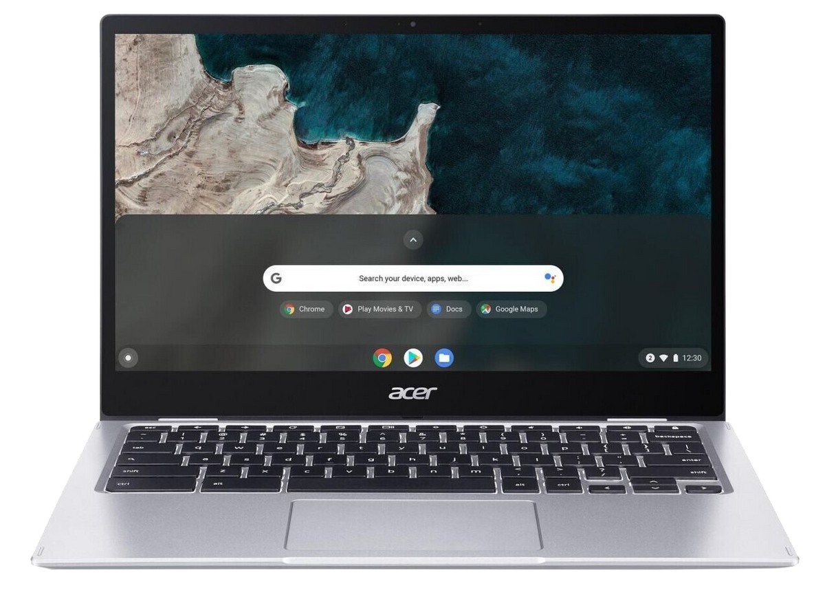 Acer Chromebook Spin 513 CP513-1HL-S00A 13.3" Snapdragon 7c 8/128 GB Chrome OS QWERTY silber