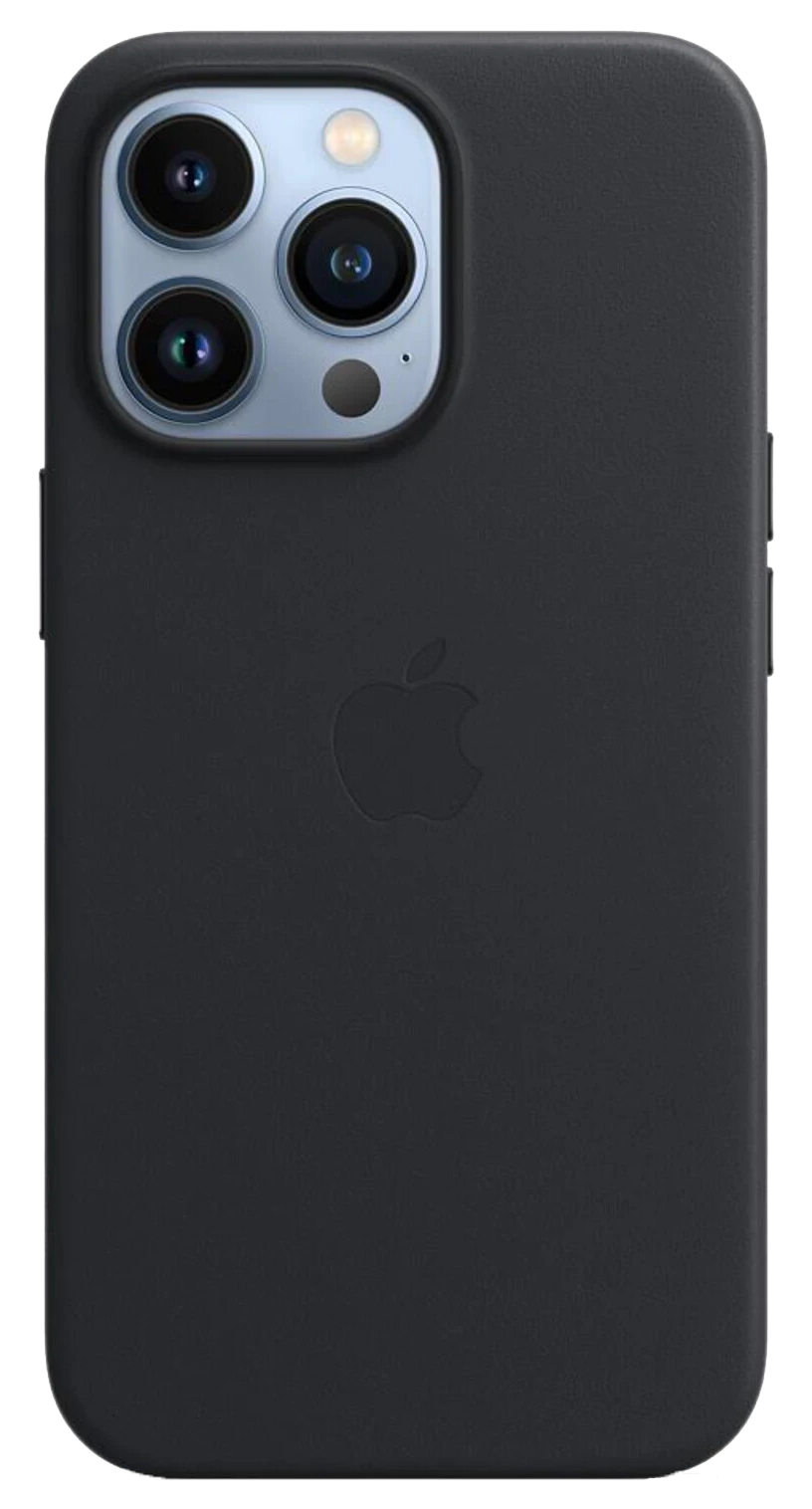 Apple Leder Case mit MagSafe (iPhone 13 Pro) schwarz - Onhe Vertrag