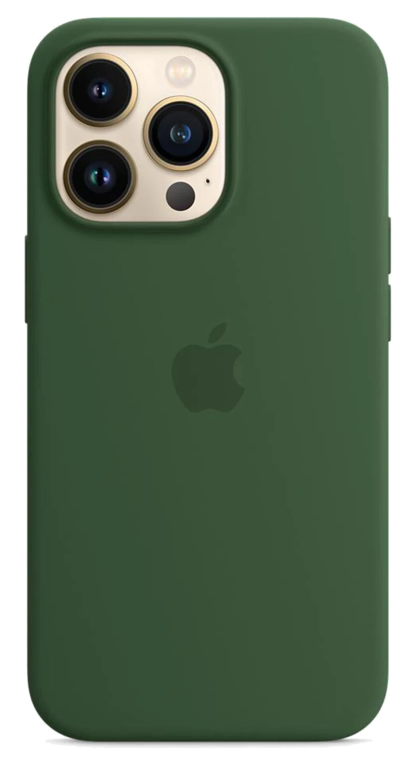 Apple Silikon Case mit MagSafe (iPhone 13 Pro) grün - Ohne Vertrag