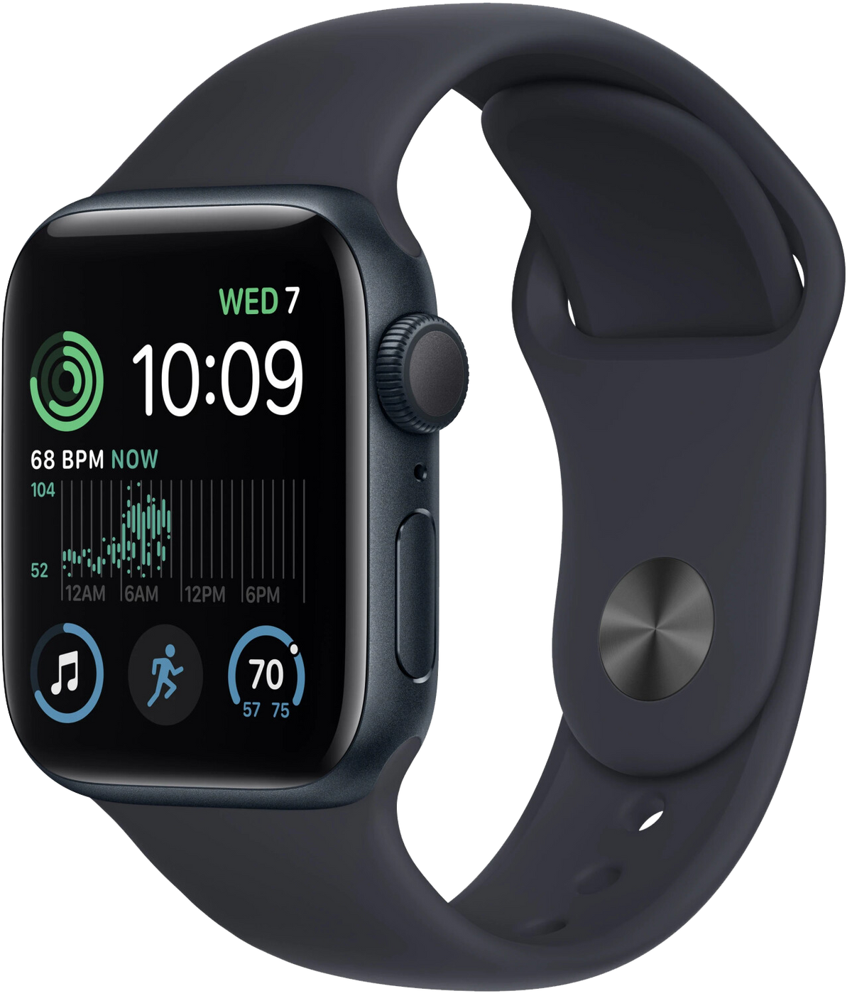 Apple Watch SE 2022 LTE Mitternacht Alu 44mm Sportarmband Mitternacht - Onhe Vertrag