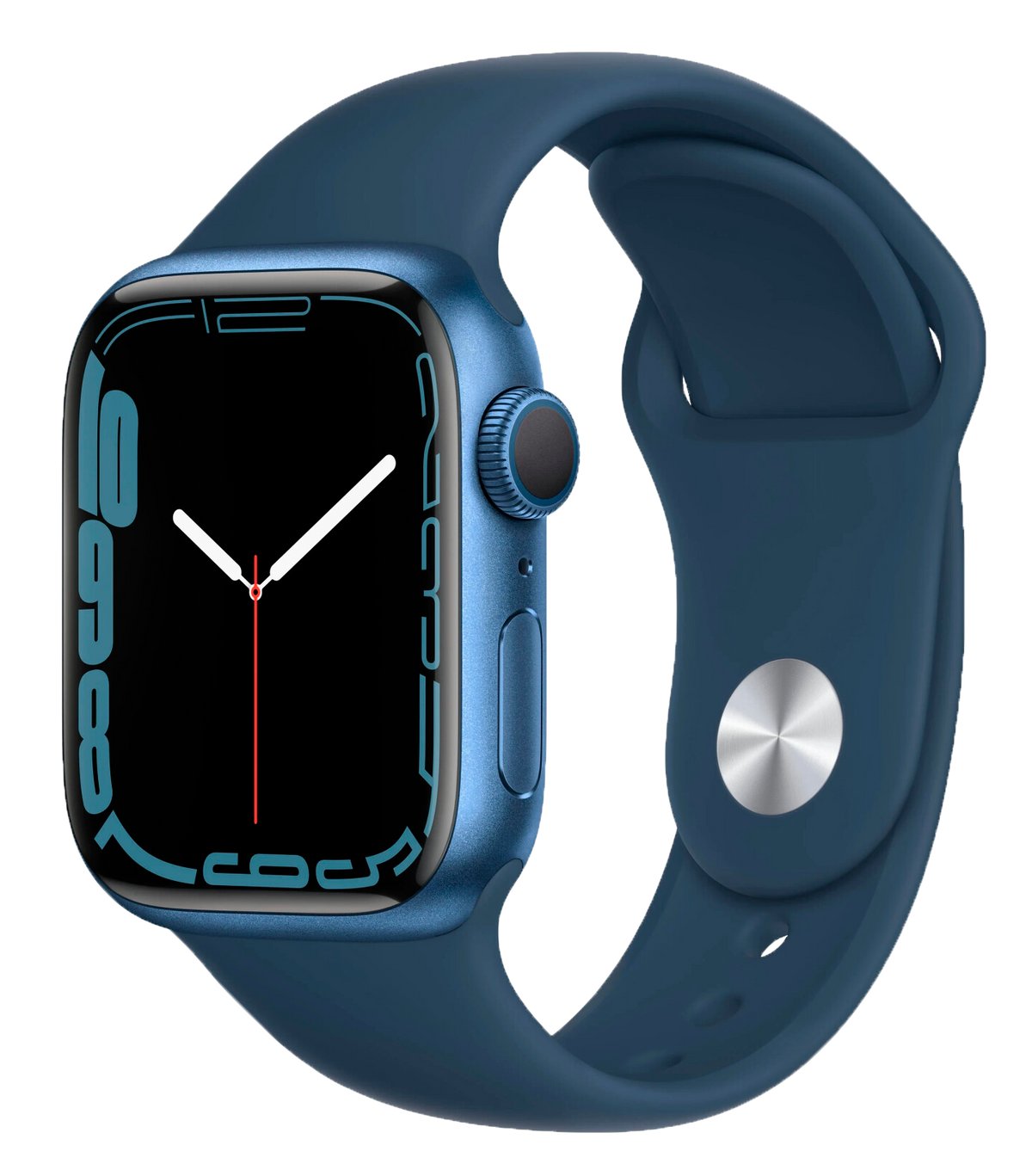Apple Watch 7 41mm Alu Sportarmband Abyssblau MKN13 - Ohne Vertrag