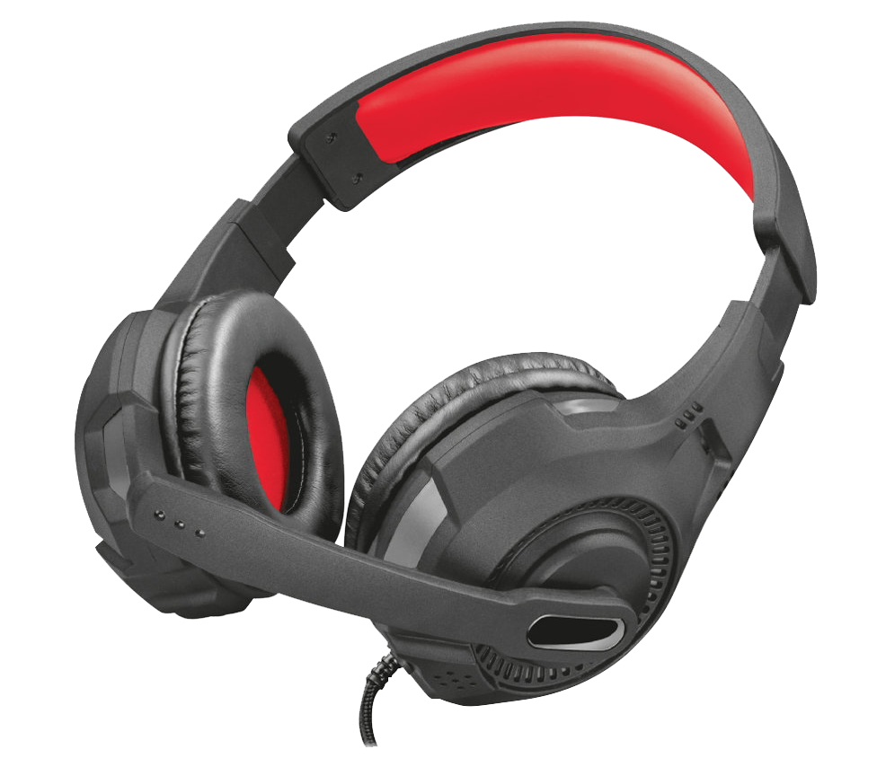 Trust GXT 307 Ravu Gaming Headset für PC Kopfhörer rot-schwarz - Onhe Vertrag